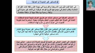 قانون دستوري  أنواع الدساتير