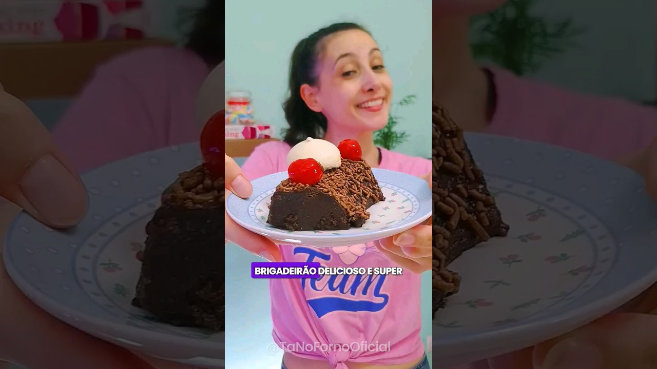 🤩 BRIGADEIRÃO DE MICRO-ONDAS! #receitasdeminuto