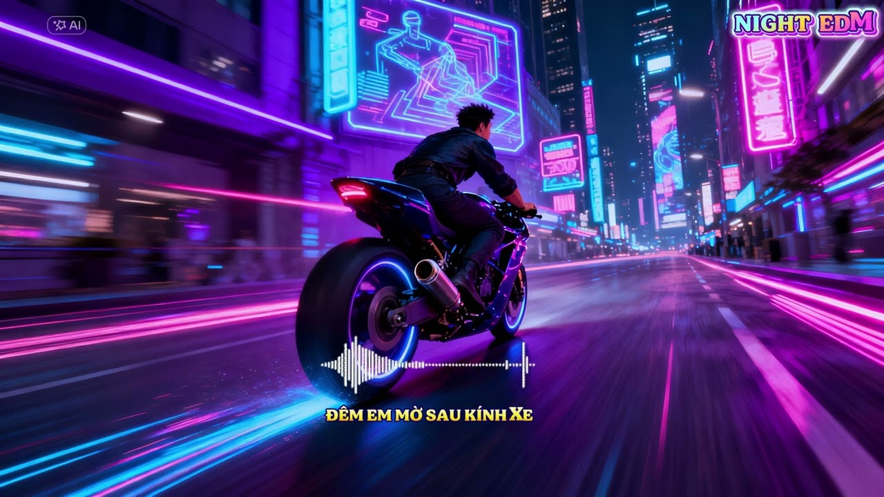 ĐÊM EM MỜ SAU KÍNH XE – Vietnamese EDM | Night EDM | AI Music