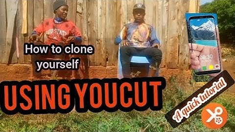CLONE yourself using your ANDROID phone on youcut 2024 full tutorial