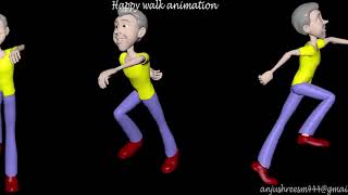 Happy Walk Animation