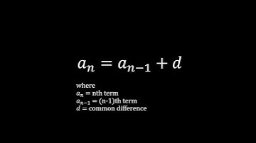 Arithmetic Sequence Recursive Formula