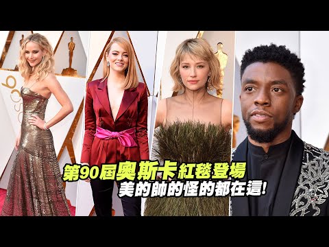 第90屆奧斯卡紅毯登場　美的帥的怪的都在這！