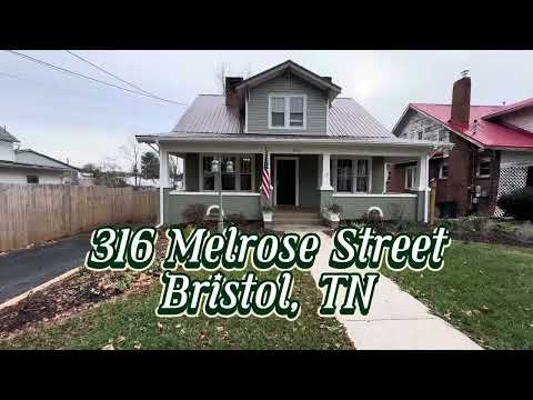 316 Melrose St, Bristol, TN home video tour