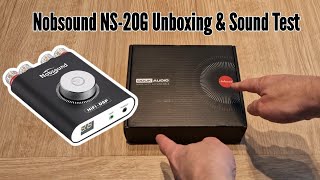 Nobsound NS-20G HiFi Amplifier | Unboxing and sound test