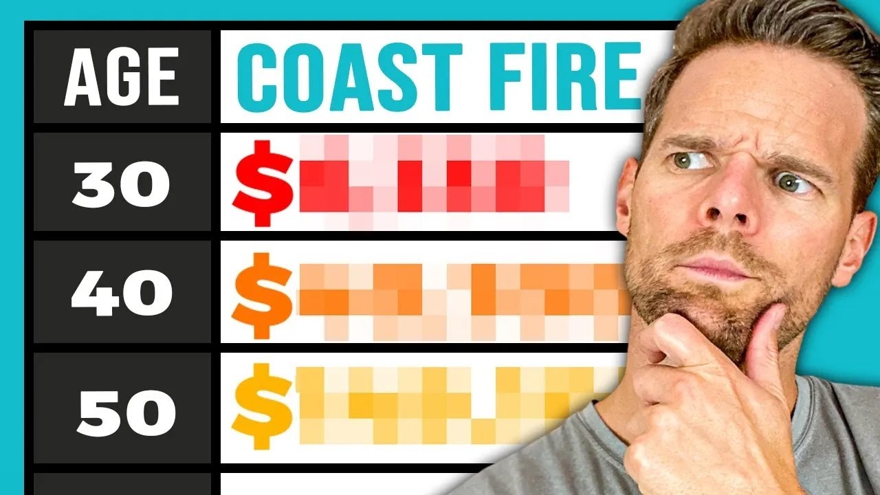 Coast FIRE by Age 30, 40 and 50 (2025)