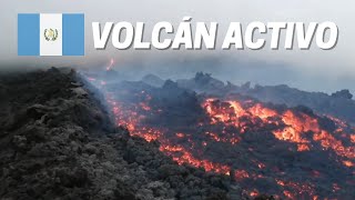 Así es un volcán activo en Guatemala - Volcán de Pacaya