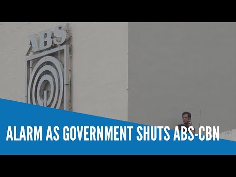 Alarm as government shuts down ABS-CBN