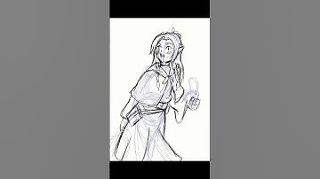 Drawing Marcille Dungeon Menshi #anime #dungeonmenshi #drawing #digitalart #senshi #marcille #ink