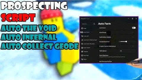 [🔥BEST ] PROSPECTING SCRIPT | AUTO FARM | AUTO VOID & AUTO INFERNAL & AUTO COLLECT GEODE | PASTEBIN