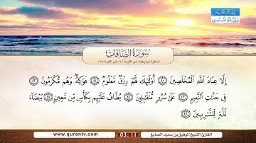 سورة الصافات | تلاوة مباركة من الآية 20 إلى الآية 74 | بصوت القارئ الشيخ توفيق بن سعيد الصايغ