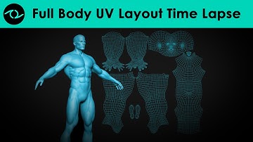 Full Body UV Layout Time Lapse