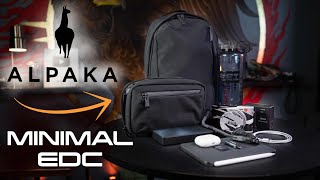 Minimal EDC Bags | Alpaka Gear Metro Backpack - Tech Pouch