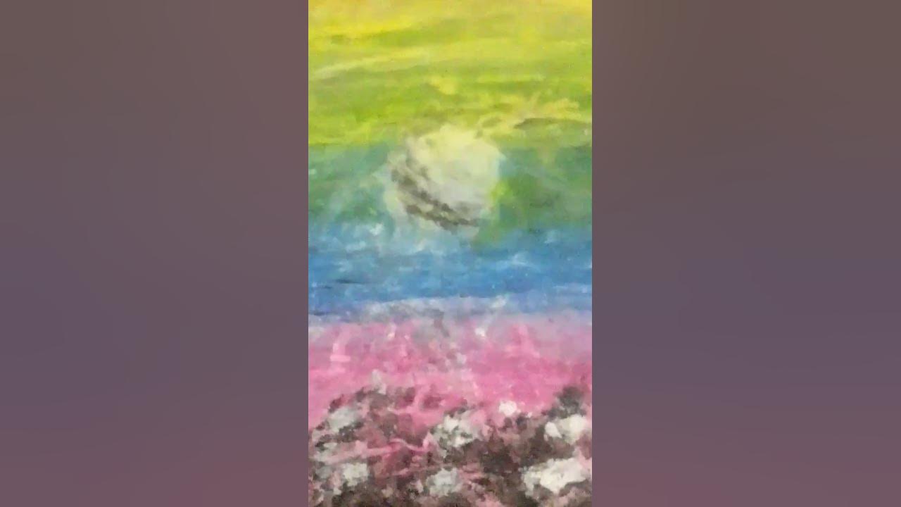 Рисунок ночь в Радужном лесу #рисунок #радуга #лес - YouTube