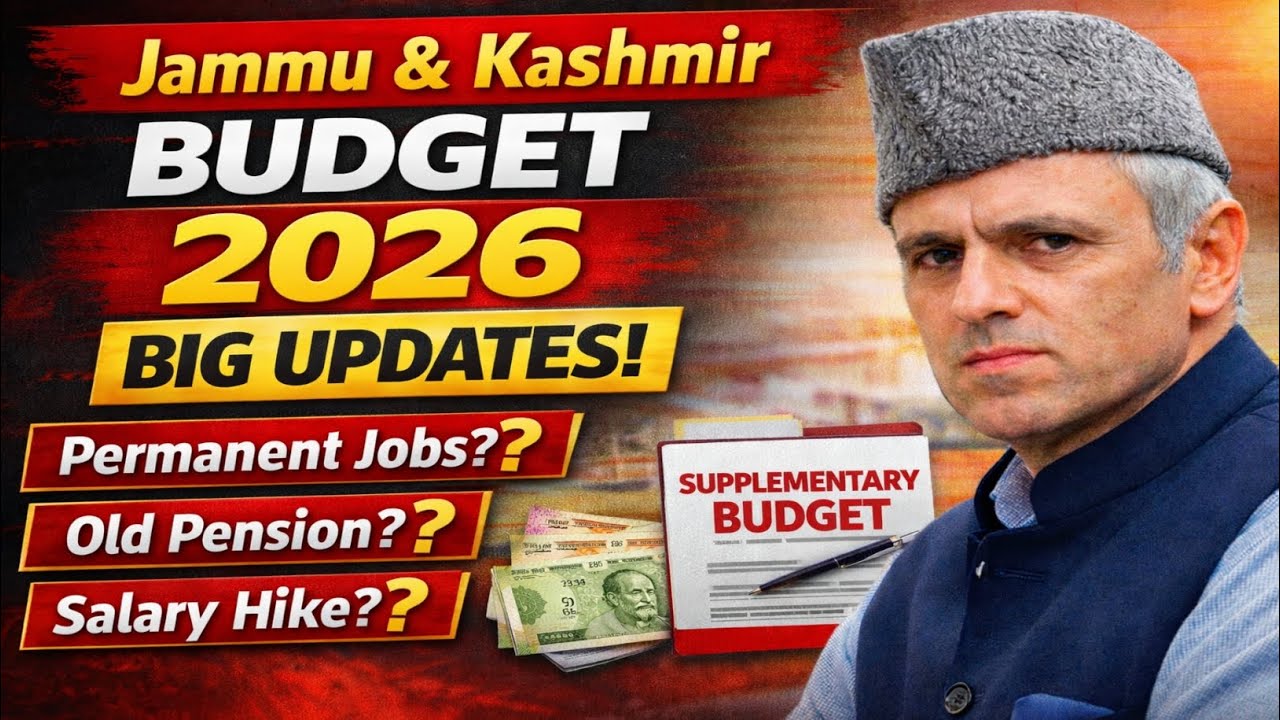 🔥Jammu Kashmir Budget 2026 Update | Daily Wagers, VDG VDC Salary, NHM & OPS Big Discussion