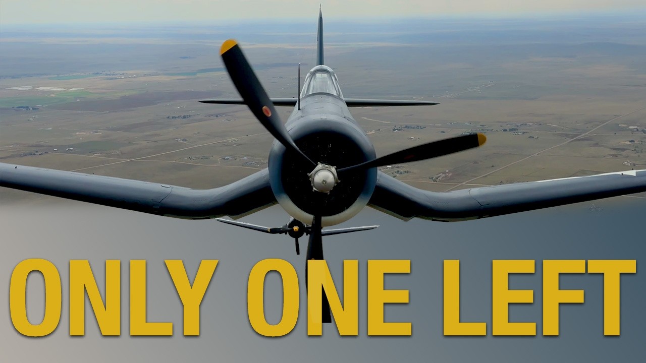 Brewster F3A Corsair | The Only Airworthy Example Takes to the Skies