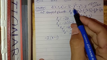 Tangent plane for given surface; IIT Jam maths MA exam lesson