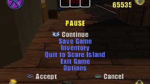 Monsters Inc. Scare Island Debug Menu PS2