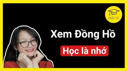 Cái đồng hồ trong tiếng anh là gì