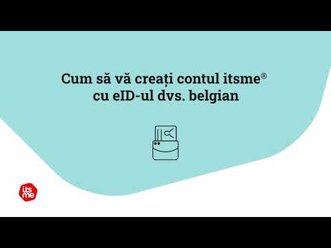 Cum îmi creez contul itsme® cu eID? (Romanian)