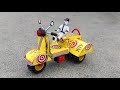 How To Make Matchbox Vespa Scooter At Home | Diy Mini Electric Scooty | Awesome Toy Matchbox Scooter
