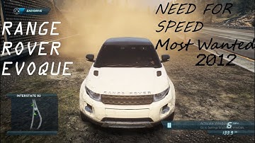Range Rover Evoque|Need for Speed™ Most Wanted 2012 Gameplay