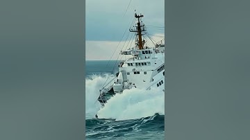Did the Tidal Wave Almost Sink This Ship? #tidalwave #ship #shipescape