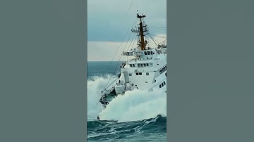 Did the Tidal Wave Almost Sink This Ship? #tidalwave #ship #shipescape