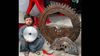How This Broken Industrial Sprocket Was Repaired Instead of Replaced -Unbelievable Metal Restoration