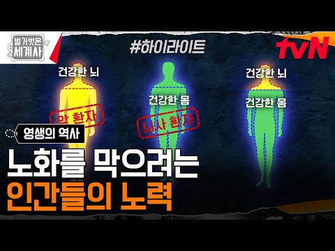 지금도 계속되는 <strong>영생을</strong> 위한 실험, 신체의 제약을 없애는 방법? #highlight #벌거벗은세계사 EP.181