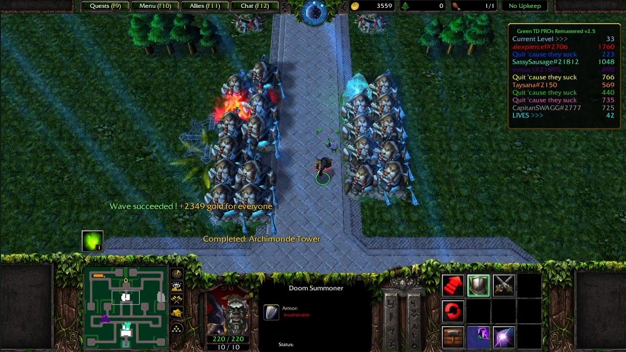 Warcraft 3 Reforged - Green TD Pros Remastered v1.1
