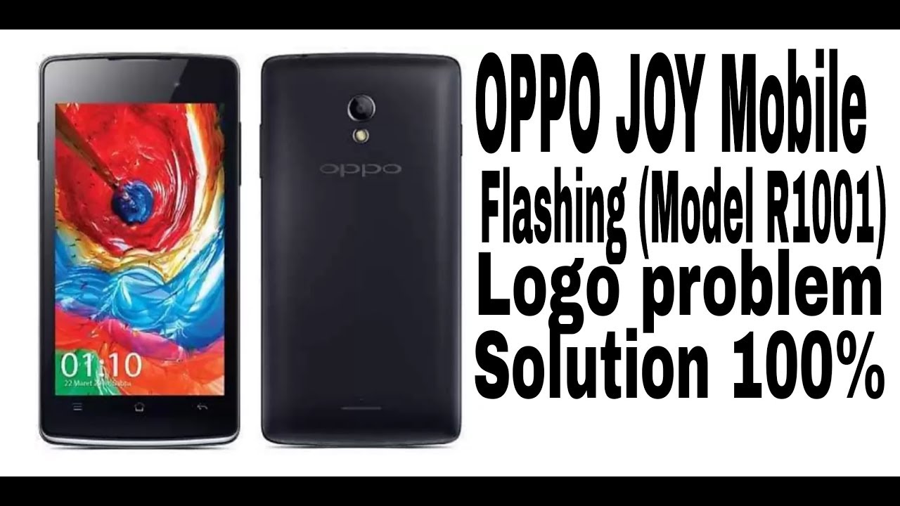 Oppo Joy Model R1001 mobile Flashing software upgrade Hang on logo