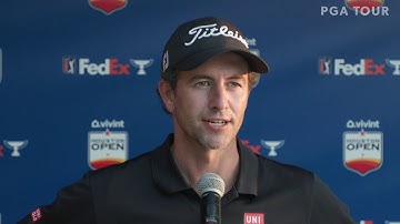 Adam Scott Thursday Flash Interview 2020 Vivint Houston Open - Round 1
