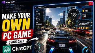 I Made a PC Racing Game Using Only ChatGPT 😱