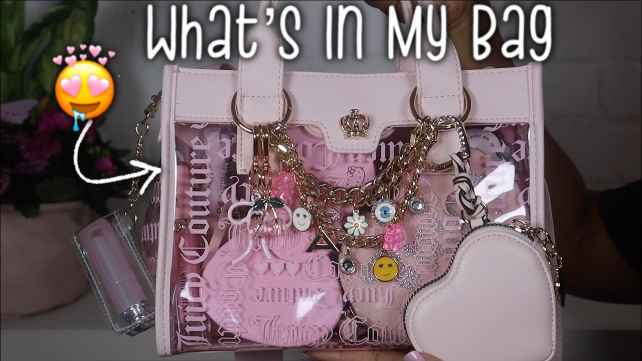 🩷 What’s In My Bag - Juicy Couture Powder Blush Beachin Small Tote