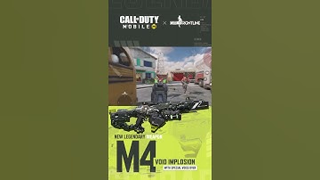 New legendary weapon M4 VOID IMPLOSION WITH SPECIAL VOICE OVER