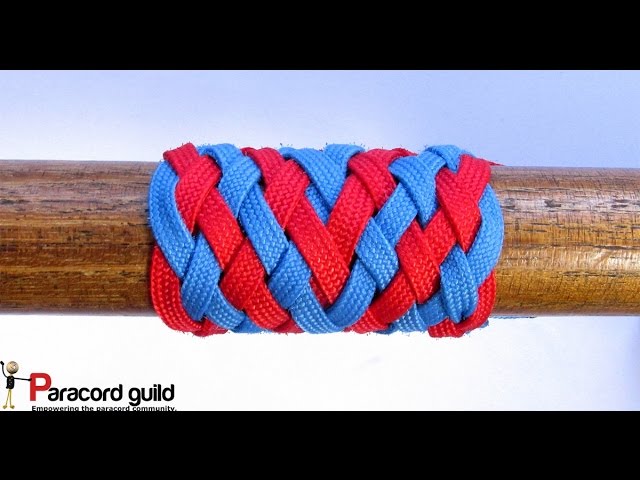 Cross knot paracord zipper pull - Paracord guild