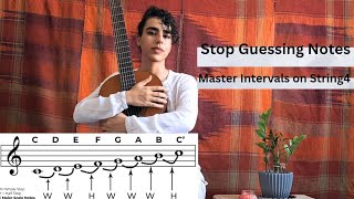 How to Find Any Note on the 4th String | Guitar Intervals & Theory Made Easy