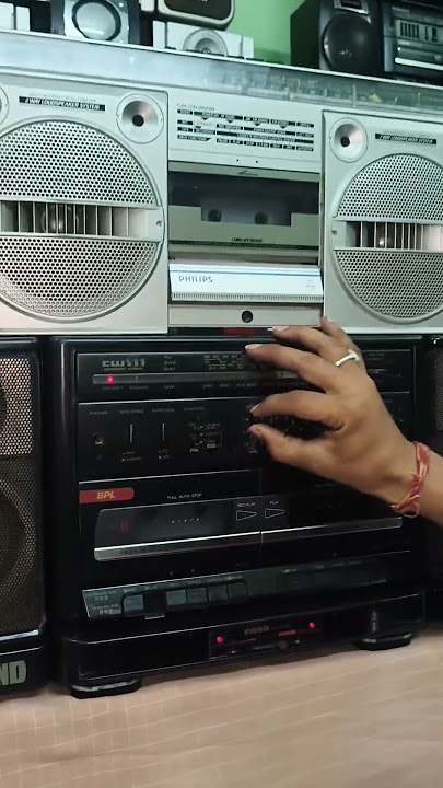 Old Cassette Tape Recorder Radio FM Music System Available #old #cassette #recorder #tape #music