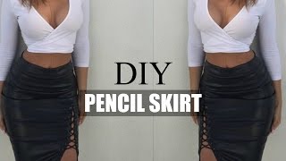 DIY SEWING BASICS | HOW TO MAKE A MIDI PENCIL SKIRT