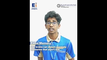 False Memory | EI with Kunskapsskolan