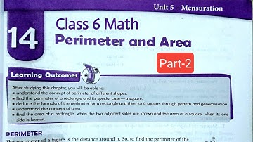 Class 6 Math | Perimeter and Area Part 2 | S Chand Publication Book Solution | CBSE Class 6 Math