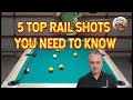 5 TOP Rail shots you Need to Know #8ballpool 