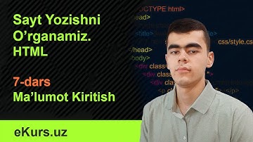 HTML, 7-dars, Saytga Ma