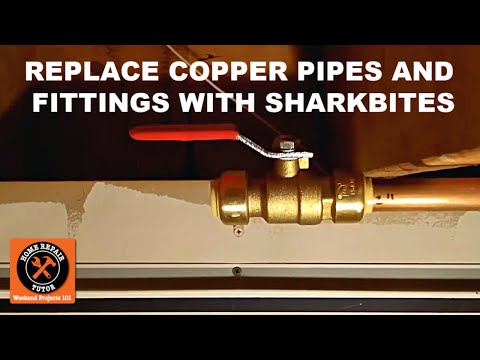 Replacing Copper Pipes and Fittings with SharkBite Push Fit Connectors