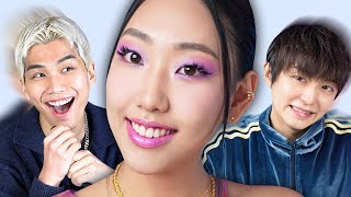Korean Boys do my makeup voiceover (and it's hilarious!) 🤣 | PEACH