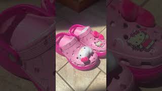 These Hello Kitty Crocs are a Dream π π»π€ #sanrio #hellokitty #crocs #sanriocharacters #hellokitty