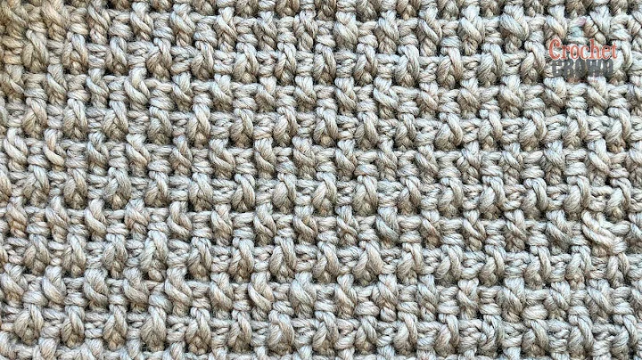 Learn the fascinating Crochet Rice Stitch