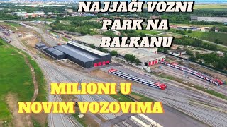Železničko putnička stanica Zemun prvi novi Stadleri FLIRT 4 spremni za upotrebu,završena podešvanja