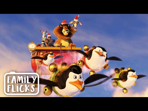 Flying Back To Madagascar | Merry Madagascar (2009) | Family Flicks